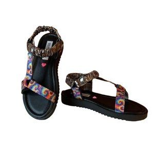 Steve Madden Kids Sandals 4 Multicolor Jvali Sport